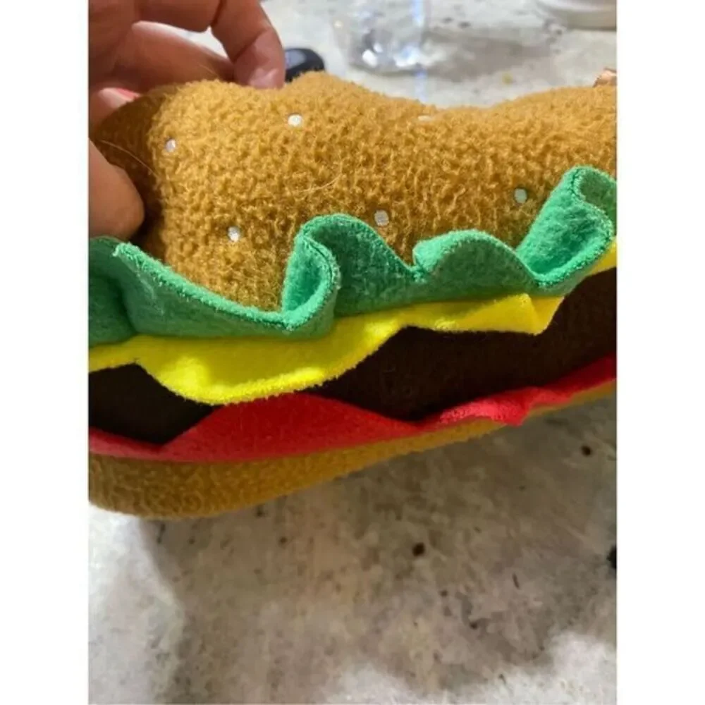 Boys old‎ navy cheeseburger slippers size small 10-11